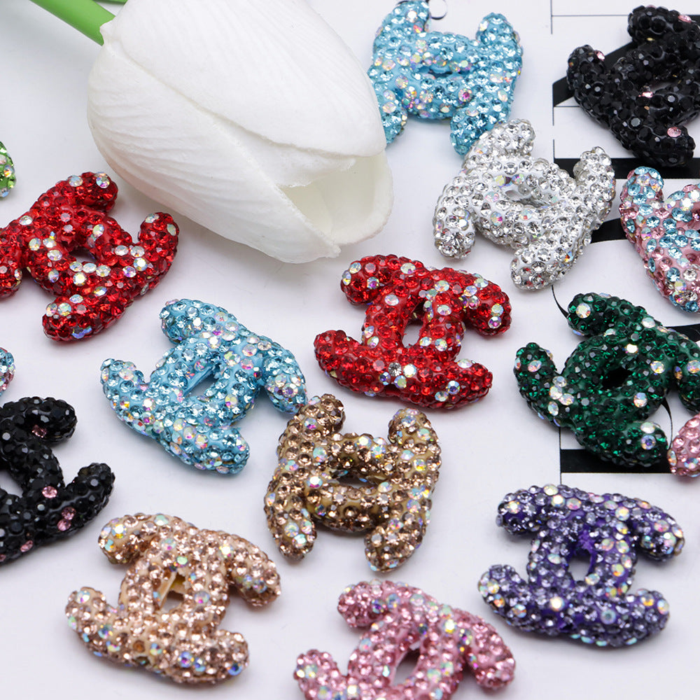CC Designer Rhinestone Bead Topper