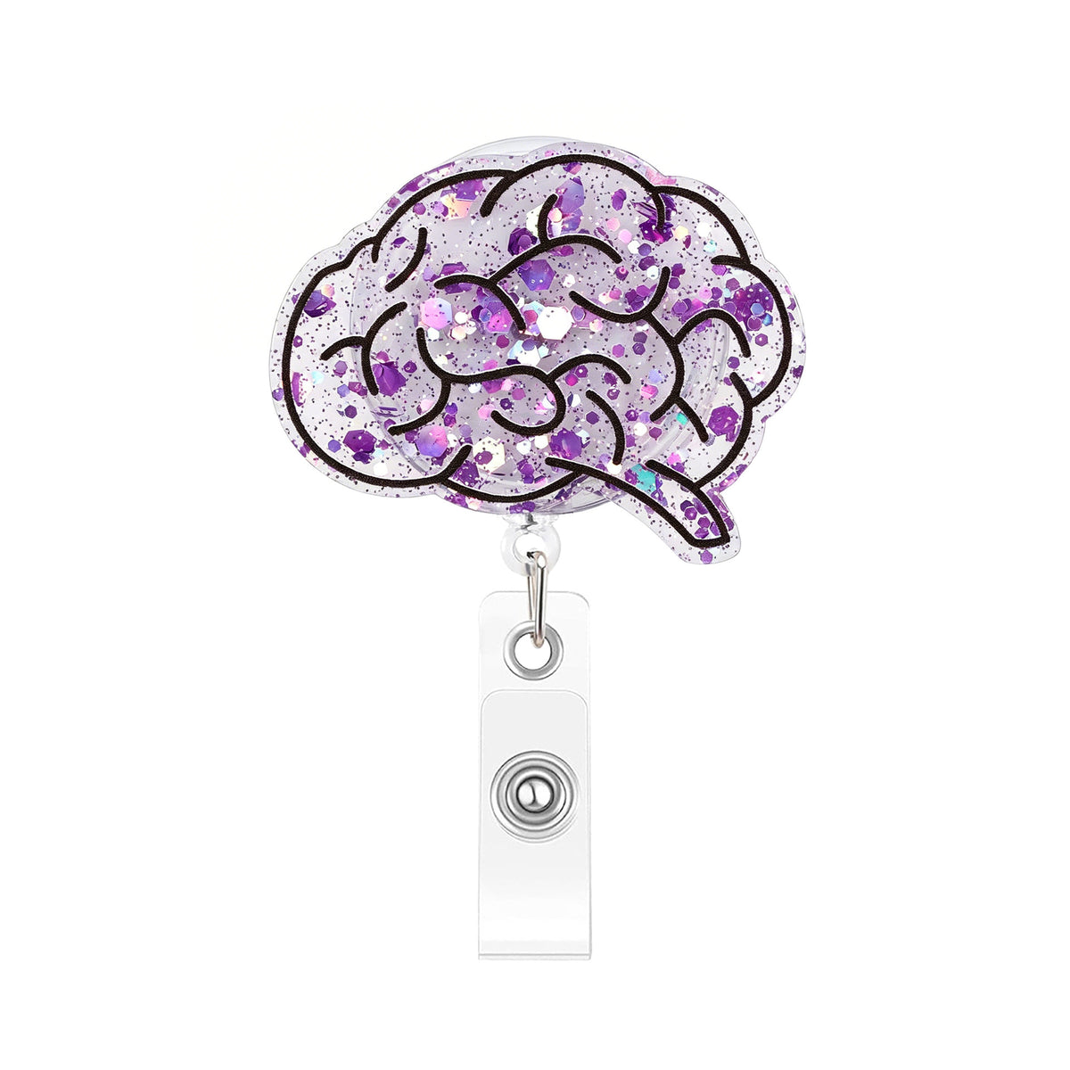Pink Medical Designs Nurse Badge Holder