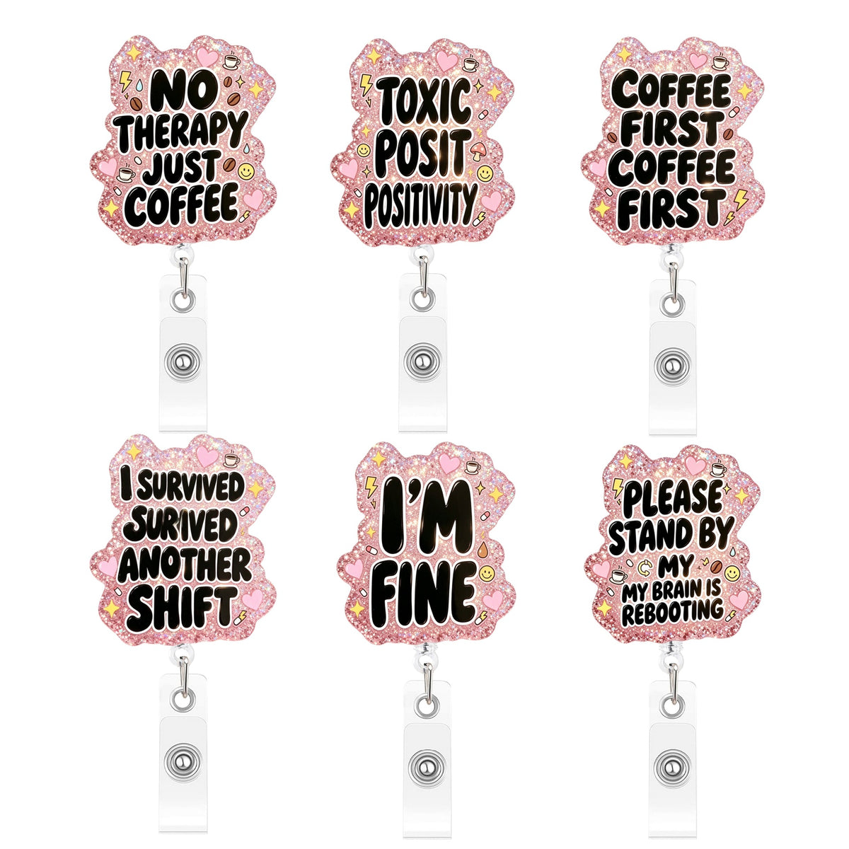 Funny Quotes Nurse Badge Holder