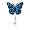 Glitter Butterfly Nurse Badge Holder