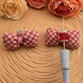 Houndstooth Crown Bow Topper