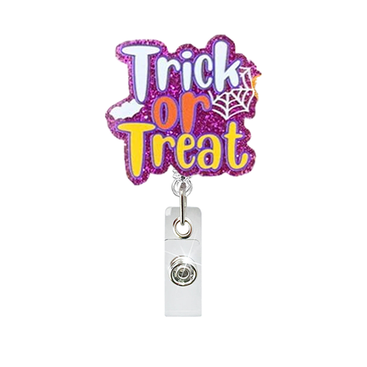 Halloween Ghost Nurse Badge Holder