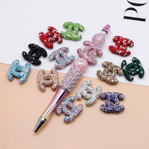 CC Designer Rhinestone Bead Topper