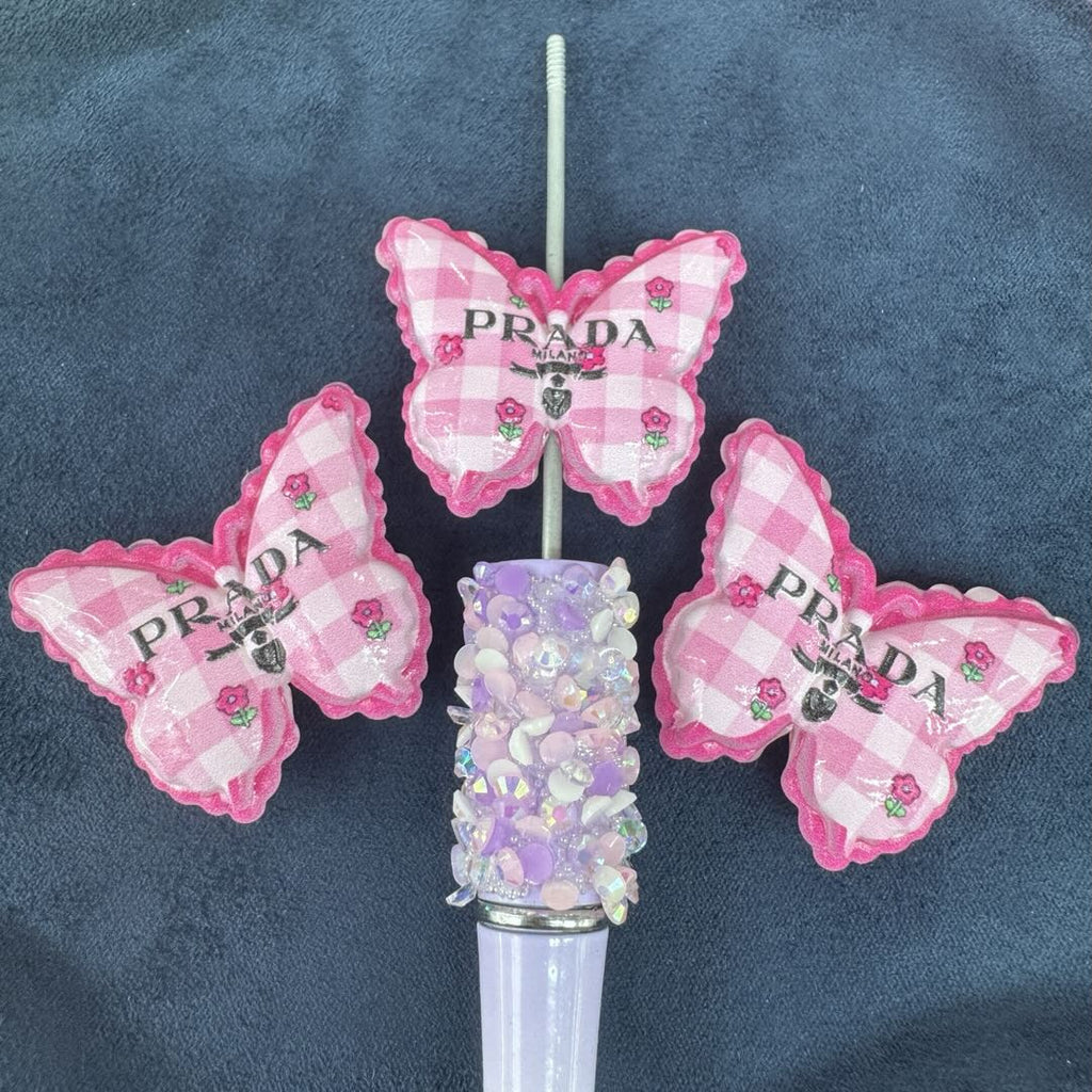 Printed Letter Butterfly Topper