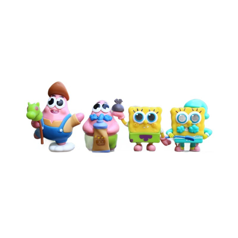 SpongeBob Garden Party Figure Topper Set