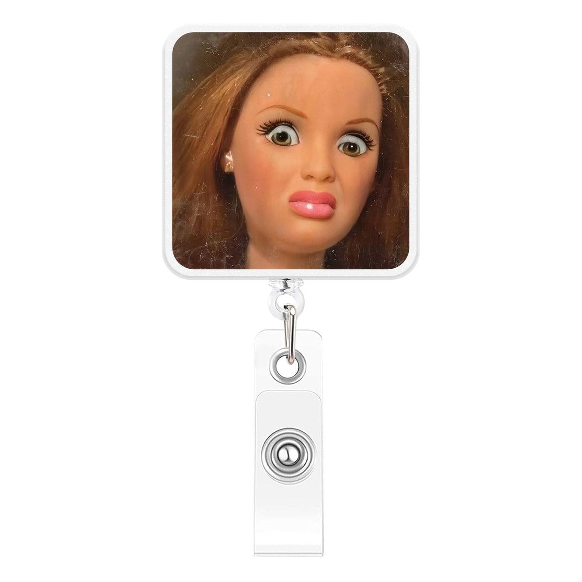 Barbie Meme Nurse Badge Holder