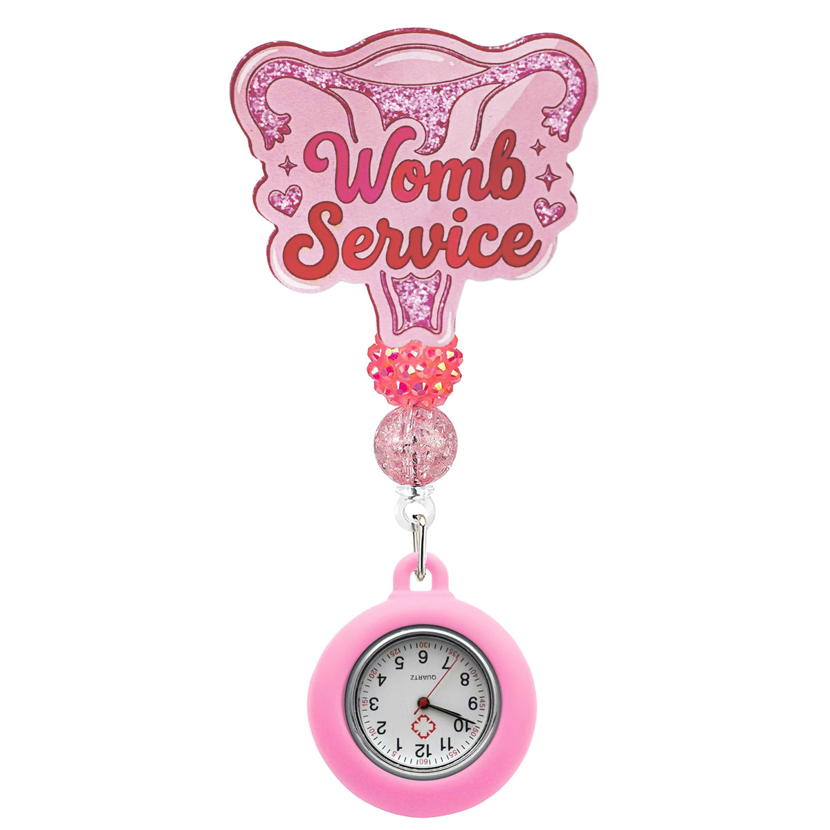 Beaded Nurse Watch Nurse Badge Holder