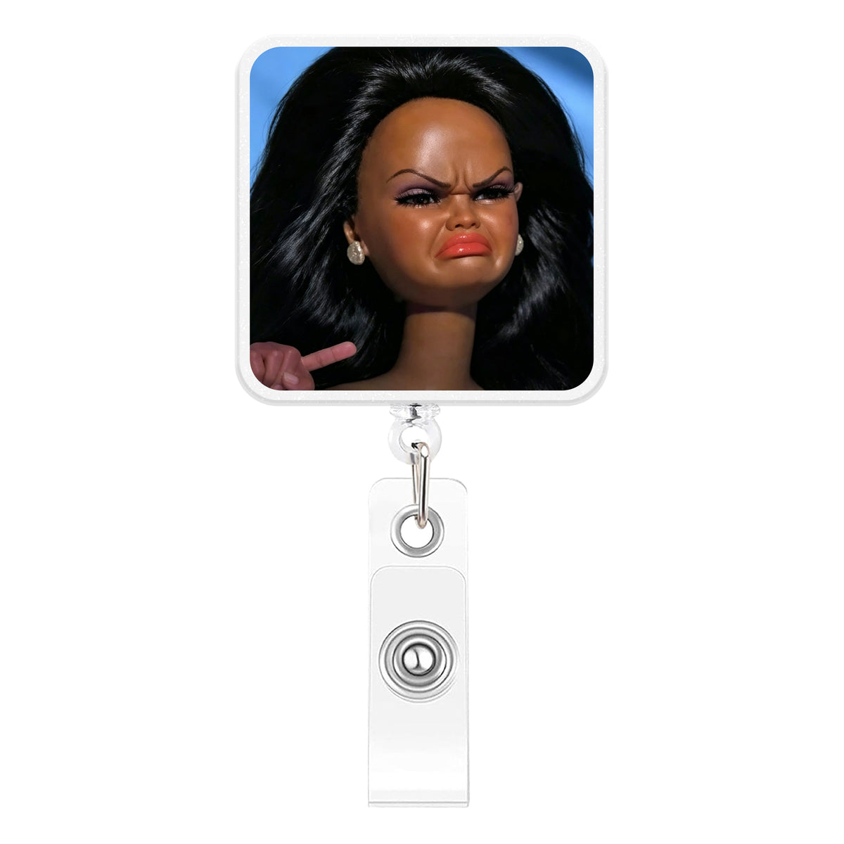 Barbie Meme Nurse Badge Holder
