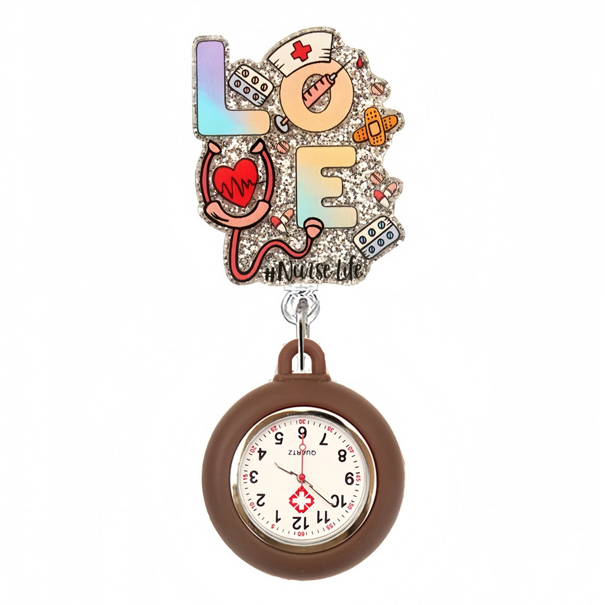 Medical Nurse Watch Nurse Badge Holder