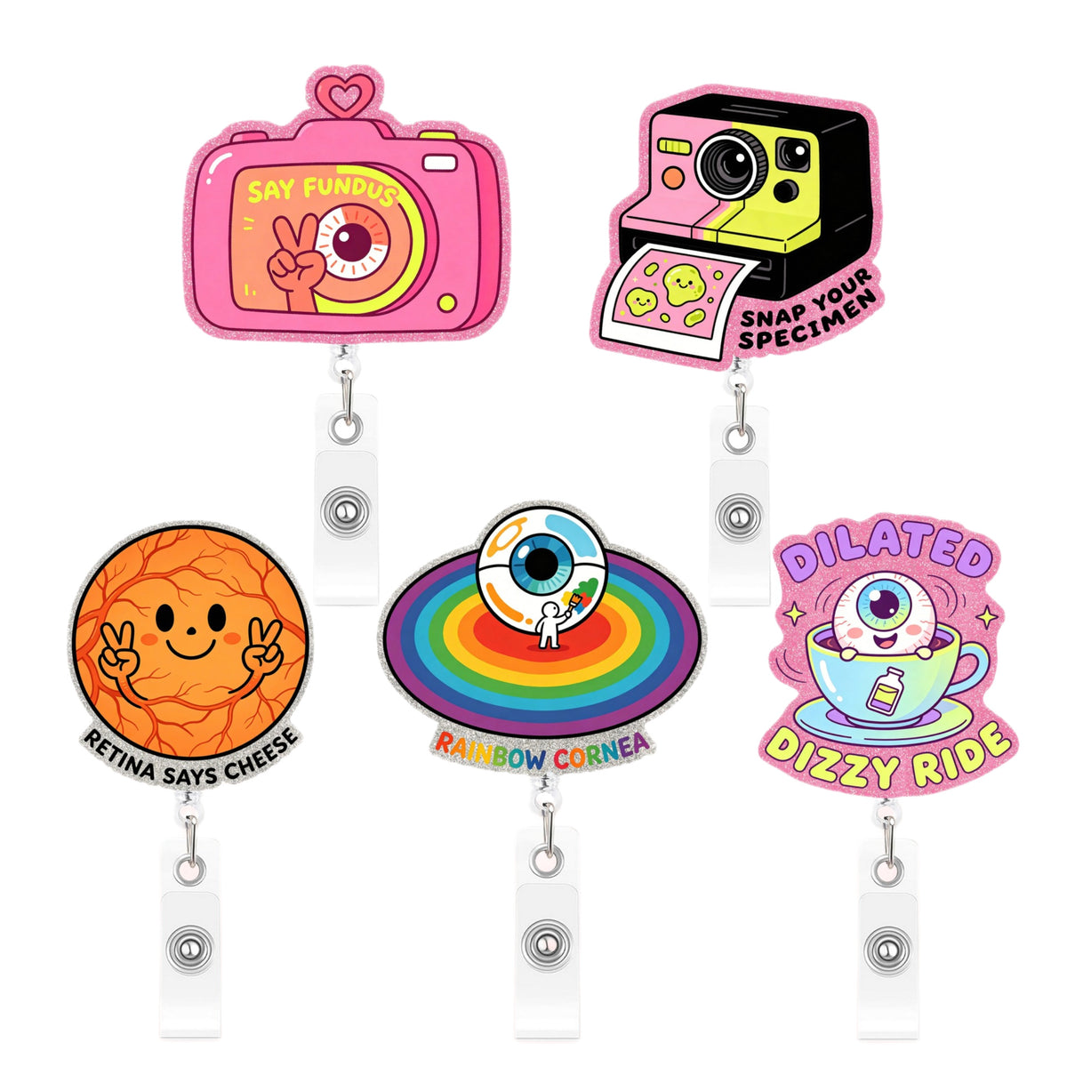 Optometry Nurse Badge Holder