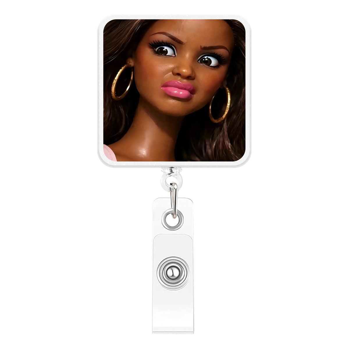 Barbie Meme Nurse Badge Holder
