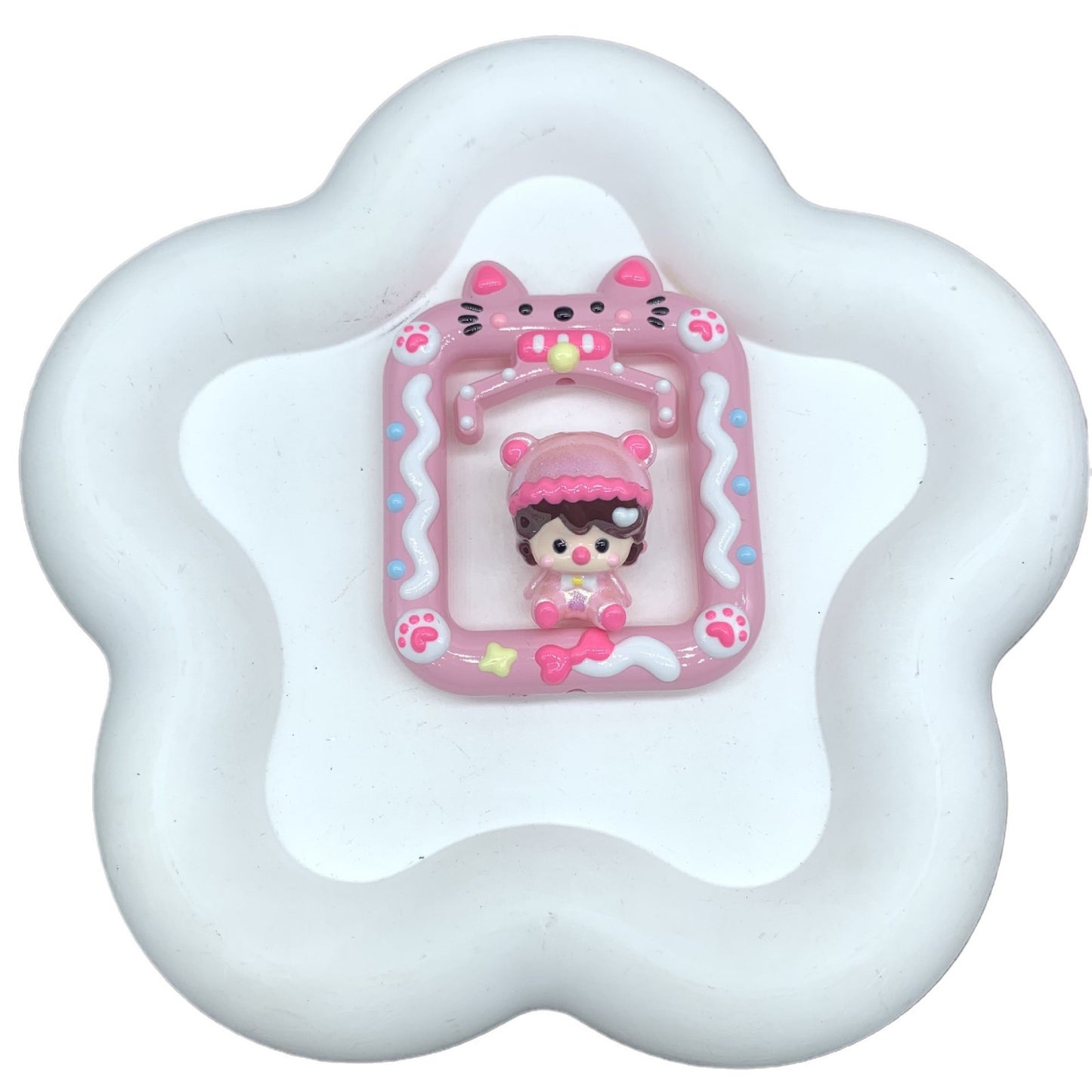 Mermaid Sweet Bean Hand Painted Beads (1pc)