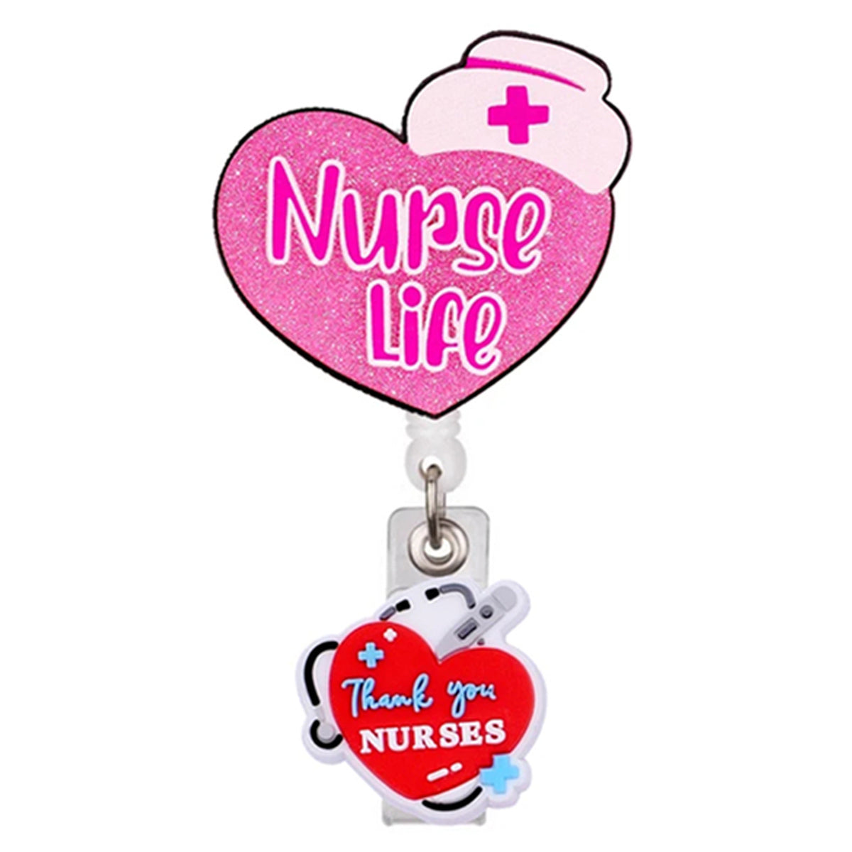 Medical Icons Nurse Badge Holder