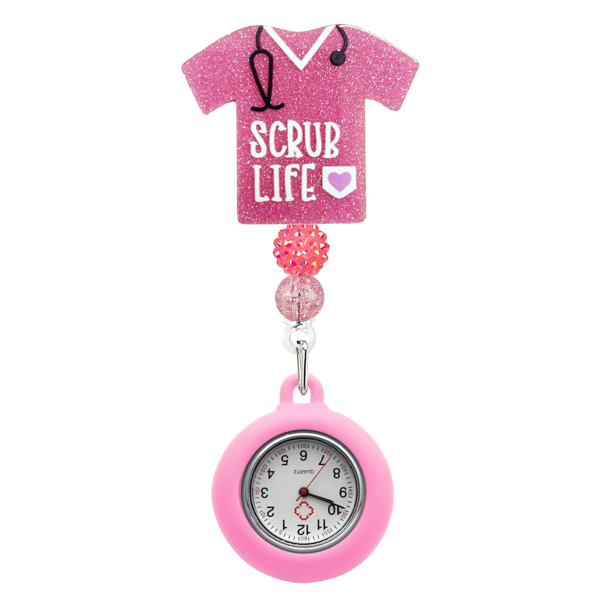 Beaded Nurse Watch Nurse Badge Holder