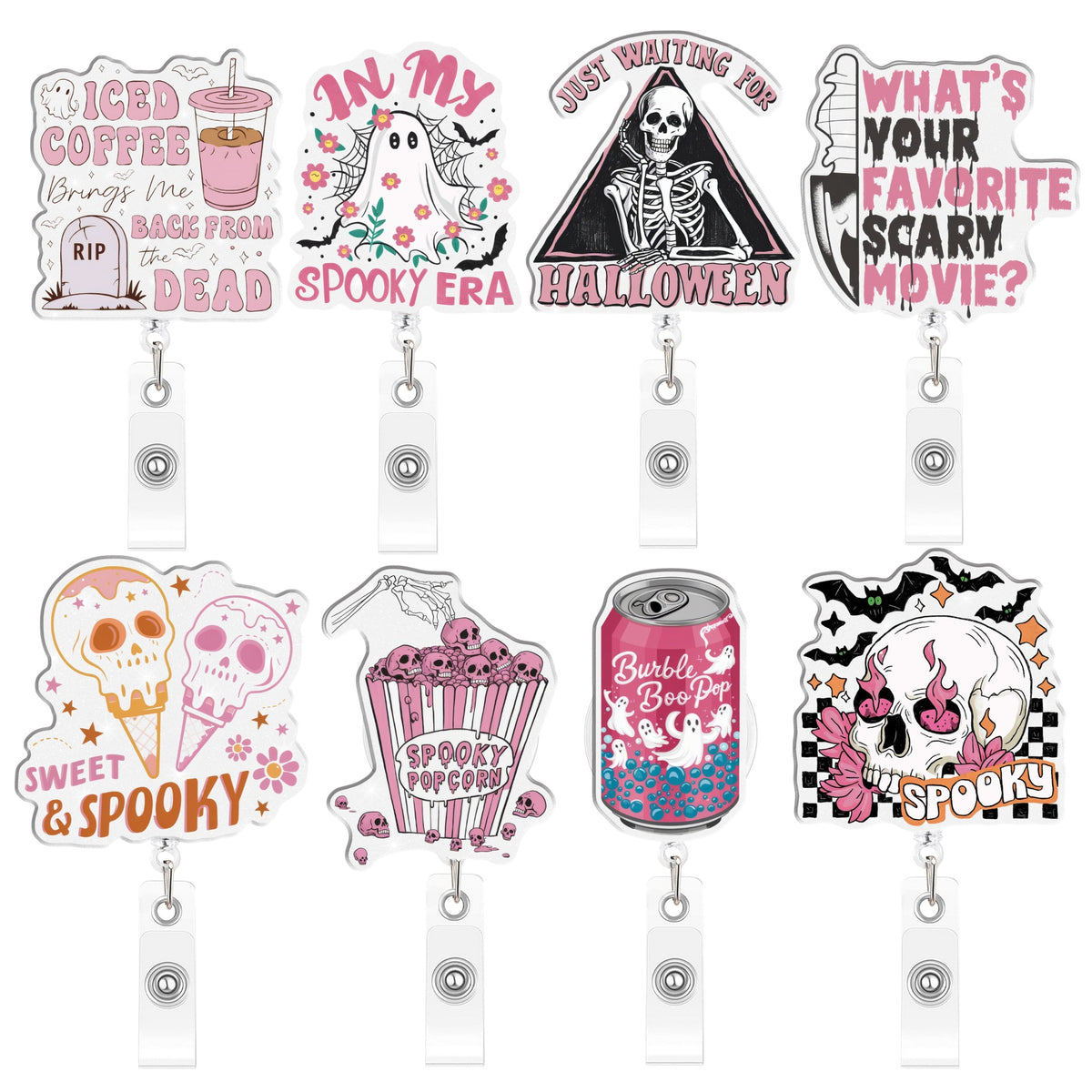 Halloween Nurse Badge Holder
