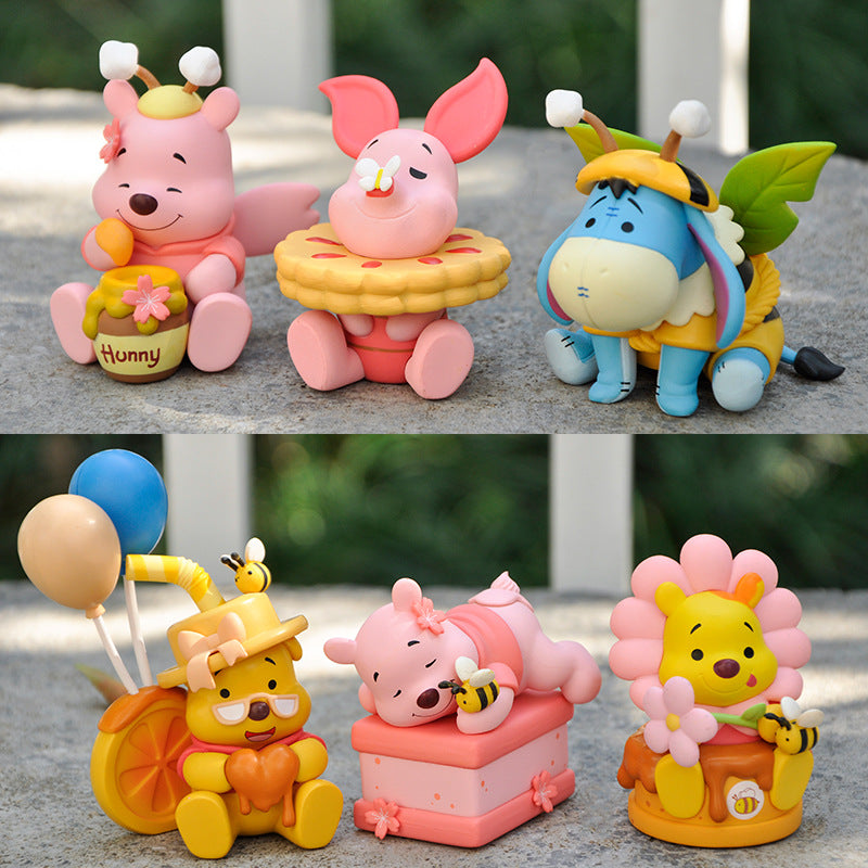 Winnie the Pooh Friends Figure Topper Set