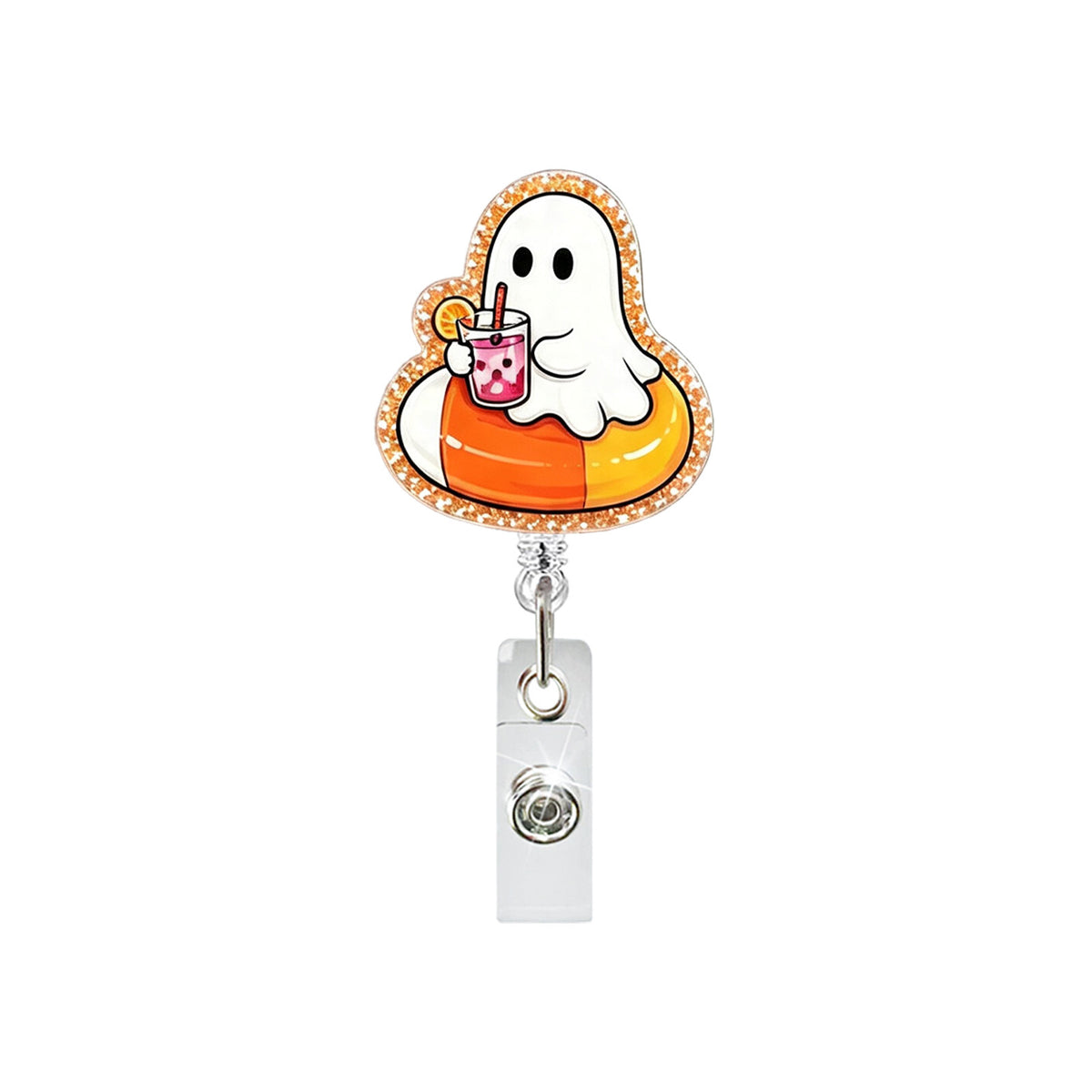 Pool Float Ghost Nurse Badge Holder