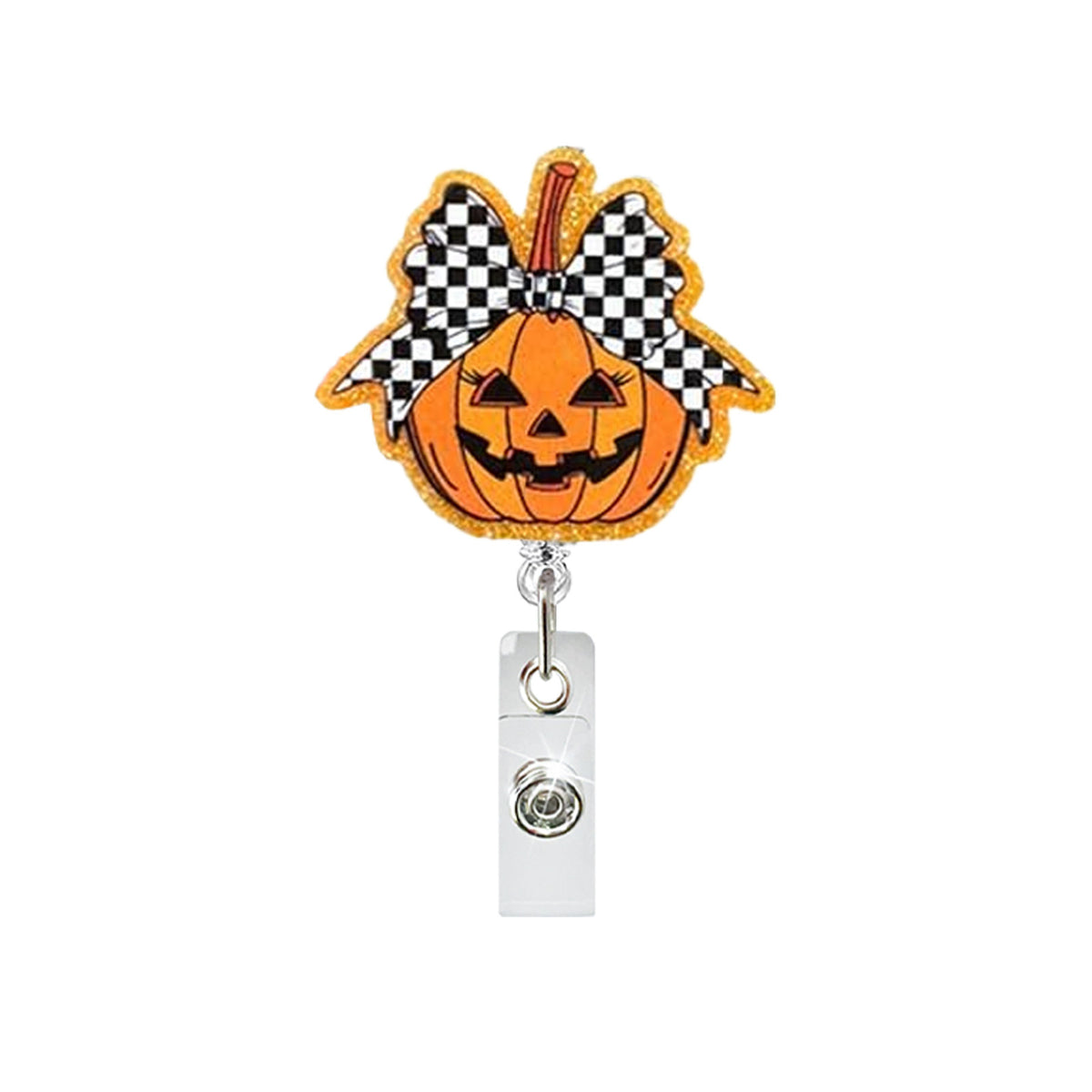 Halloween Ghost Nurse Badge Holder