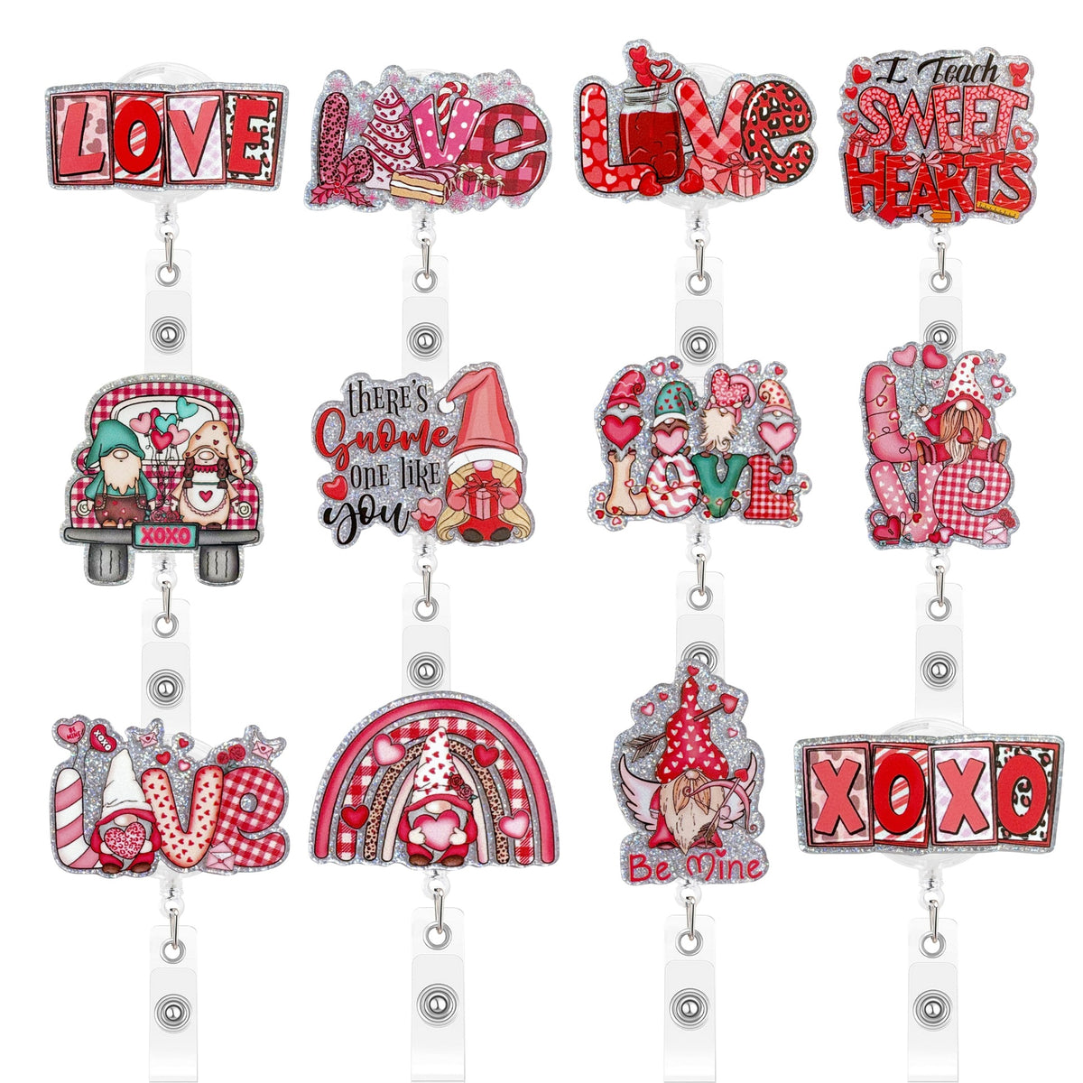 Valentine Nurse Badge Holder