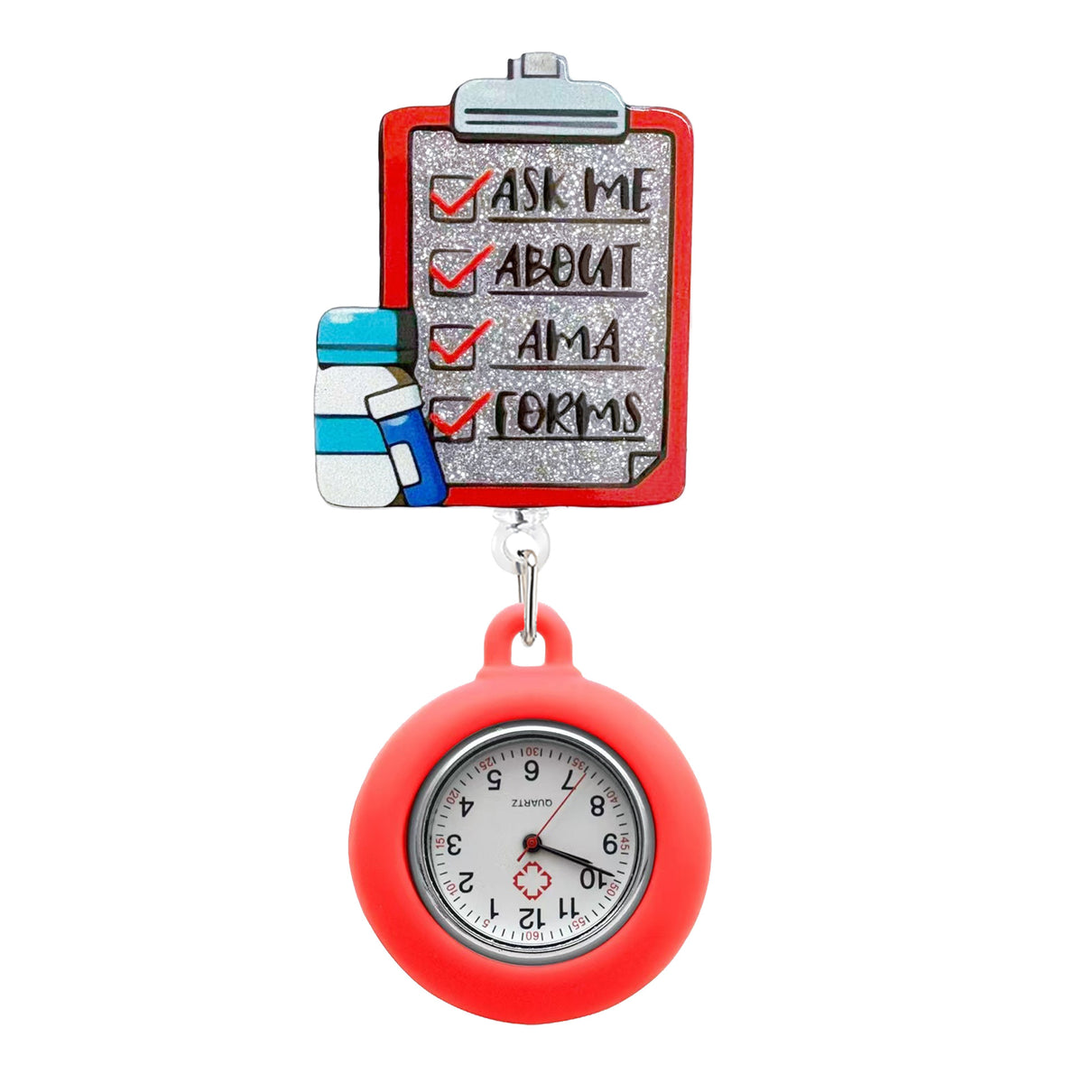 Medical Nurse Watch Nurse Badge Holder