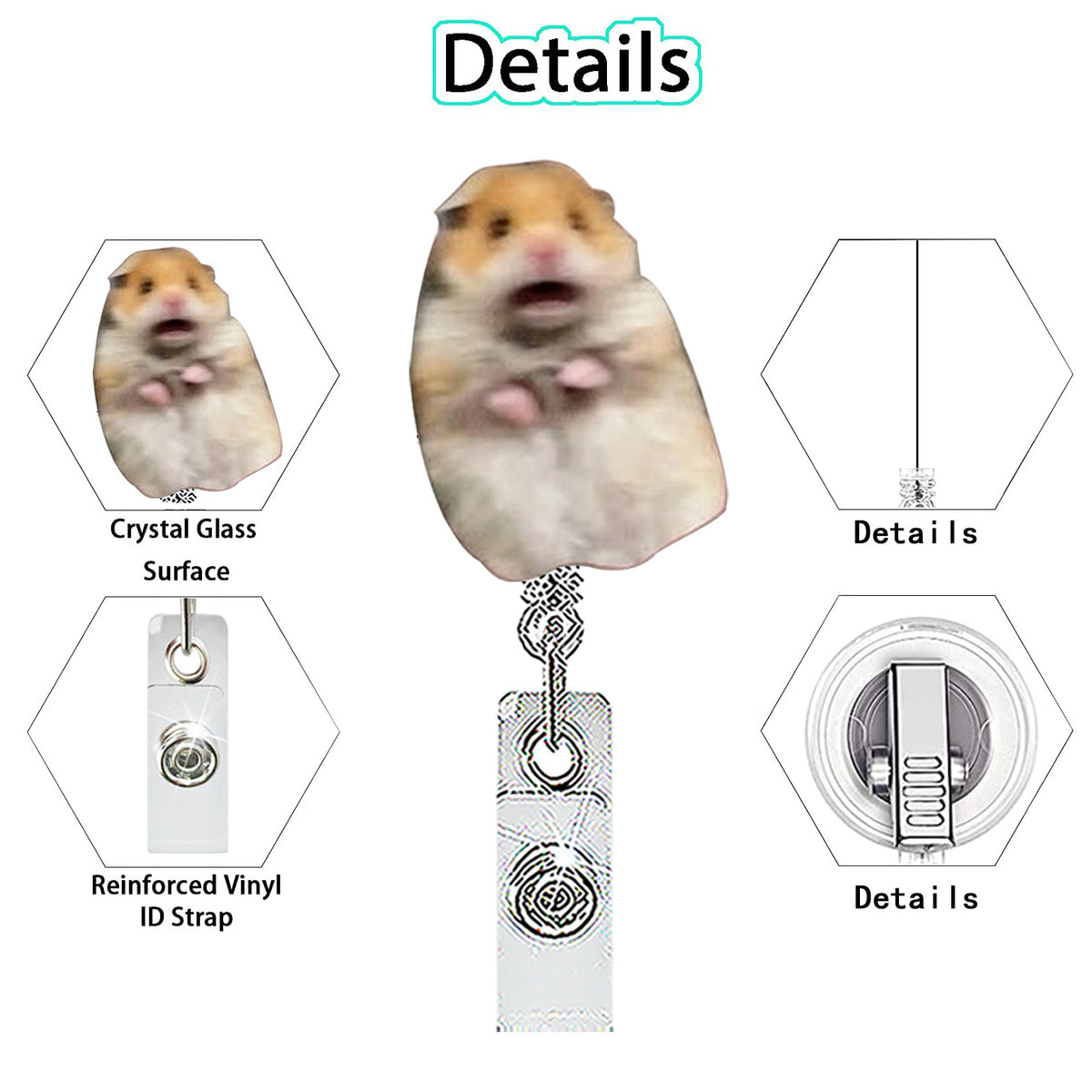 Funny Mouse Nurse Badge Holder