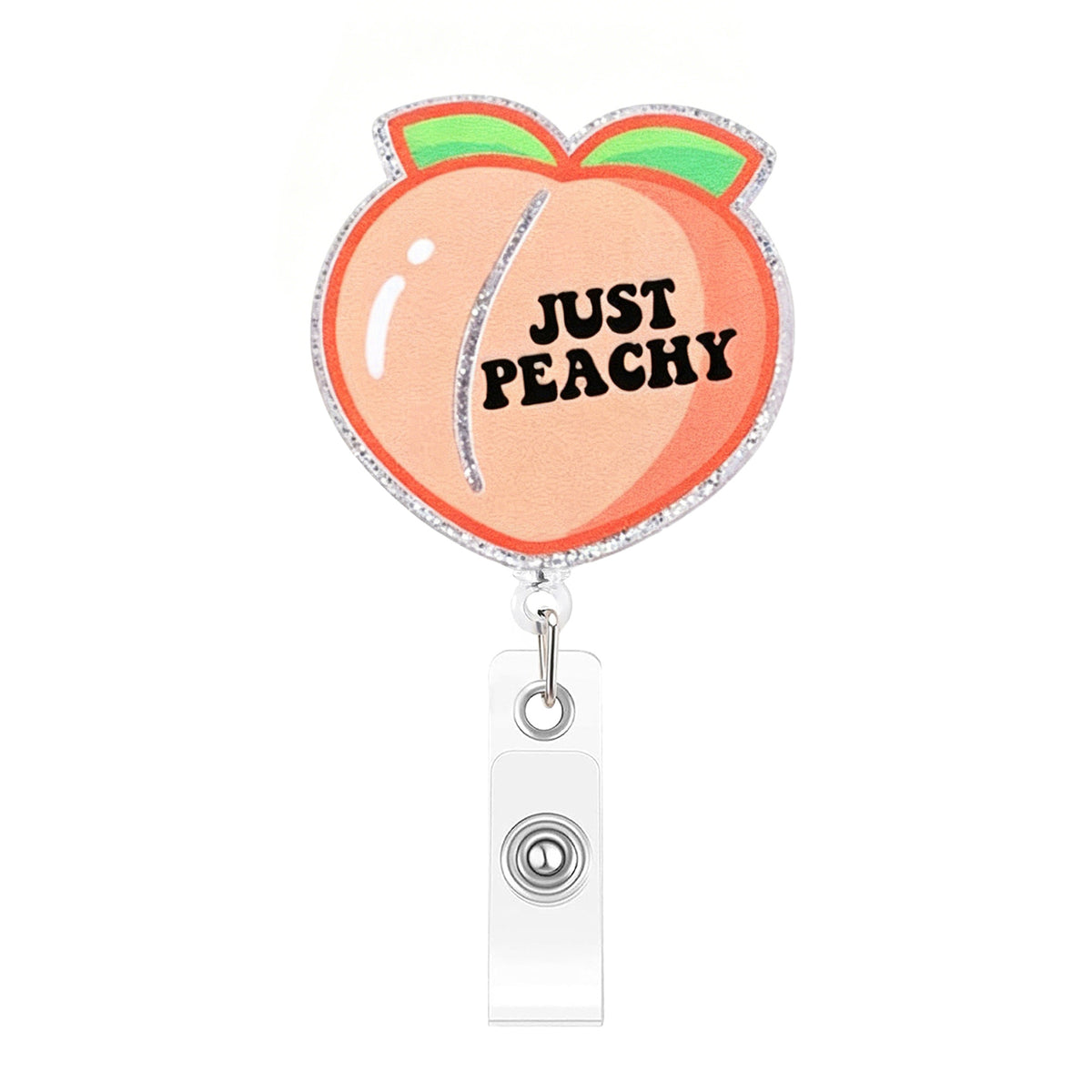 Pink Medical Designs Nurse Badge Holder