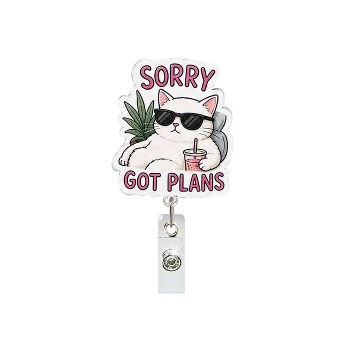 Cat Nurse Badge Holder