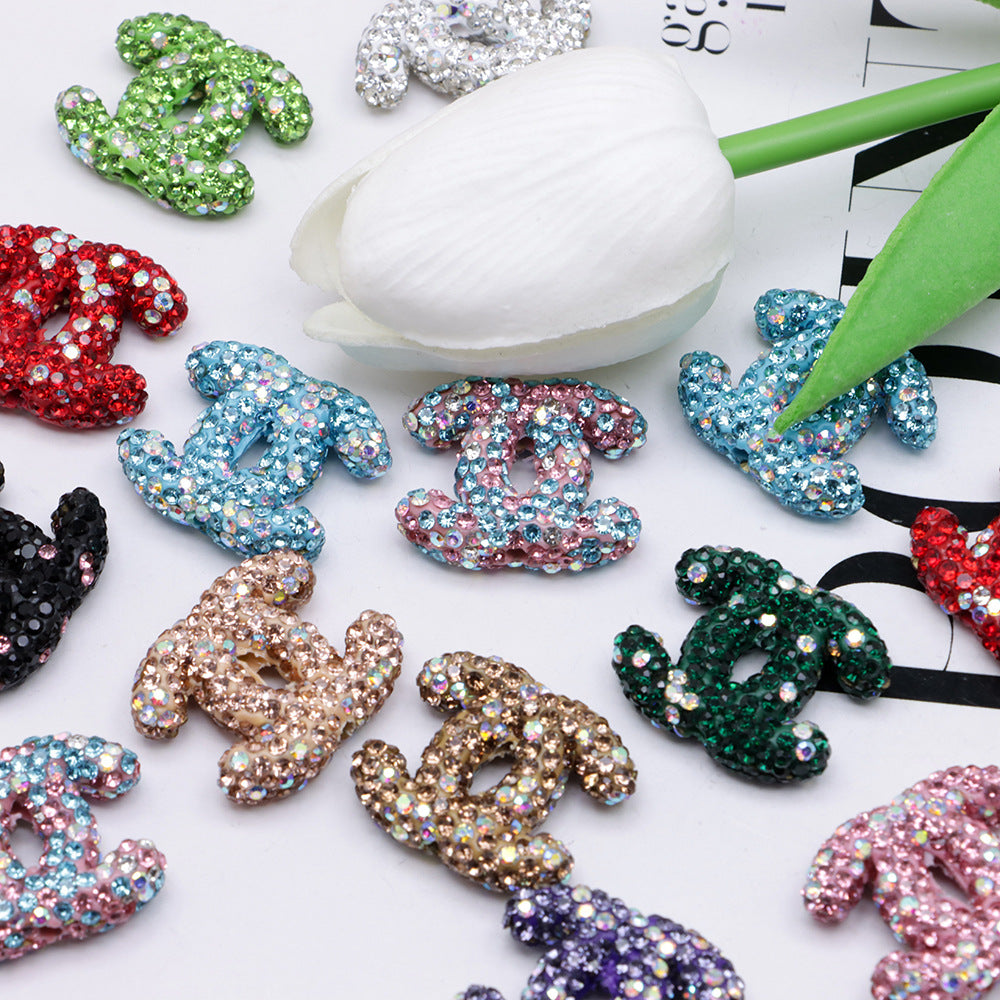 CC Designer Rhinestone Bead Topper