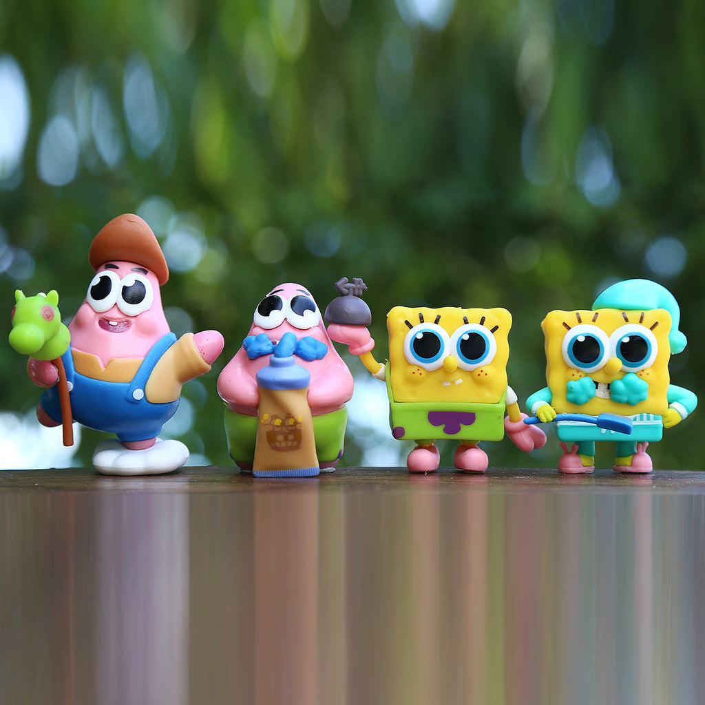 SpongeBob Garden Party Figure Topper Set