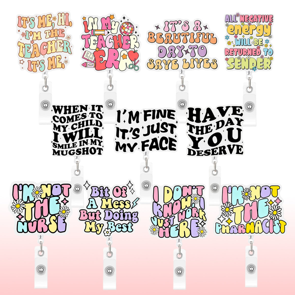 Medical Quotes Nurse Badge Holder