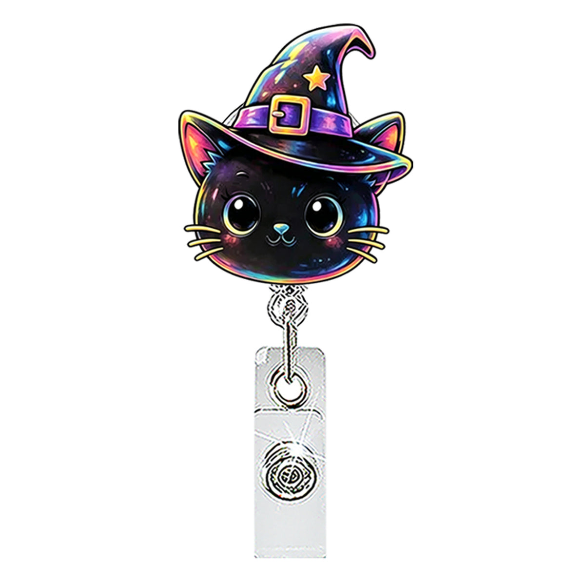 Halloween Ghost Nurse Badge Holder