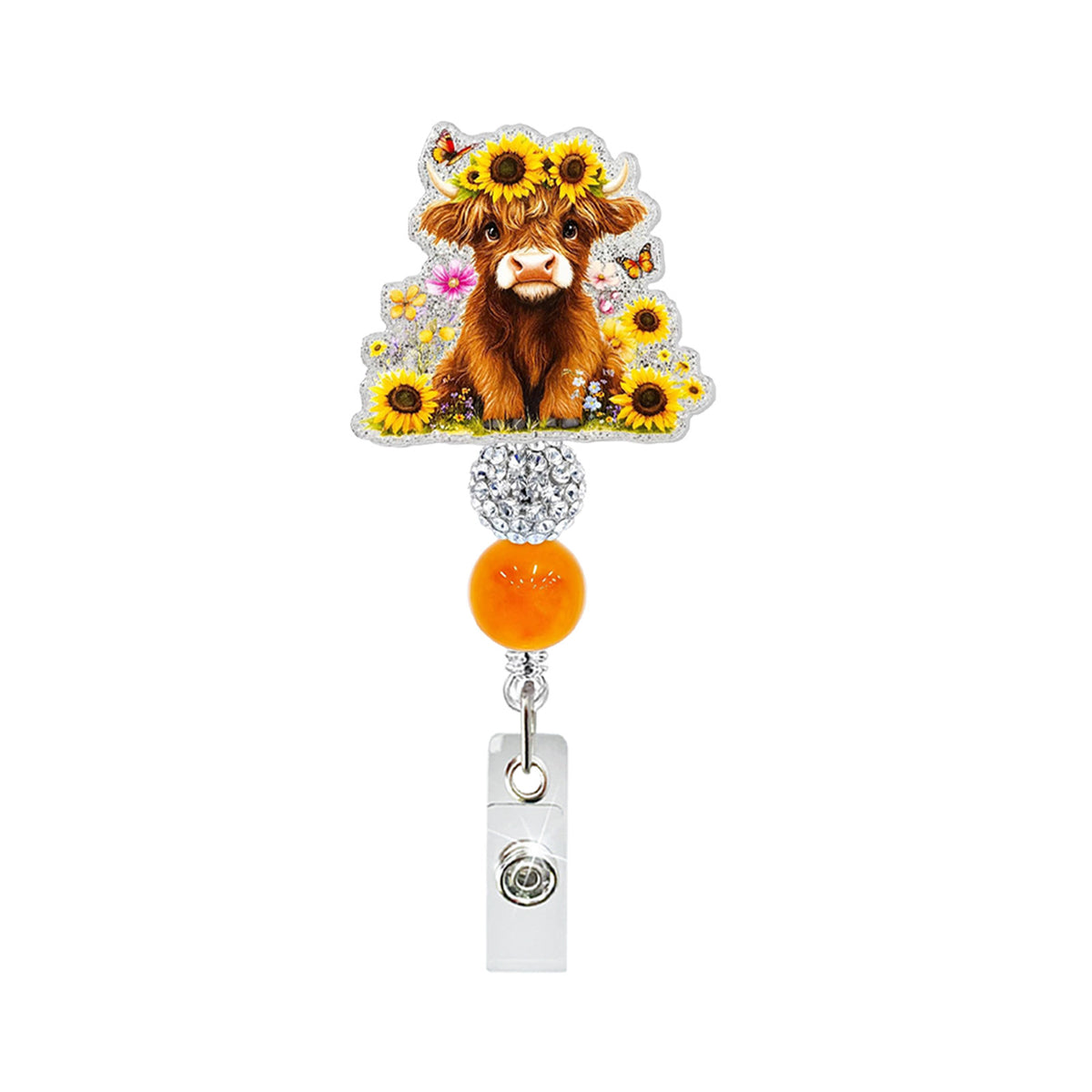 Fall Pumpkin Nurse Badge Holder