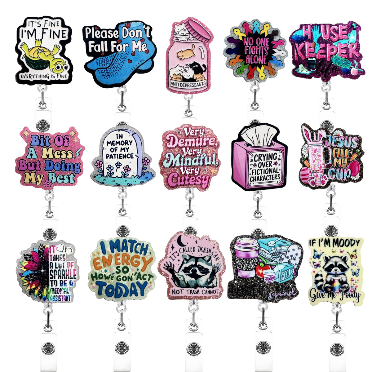 Acrylic Designs Nurse Badge Holder