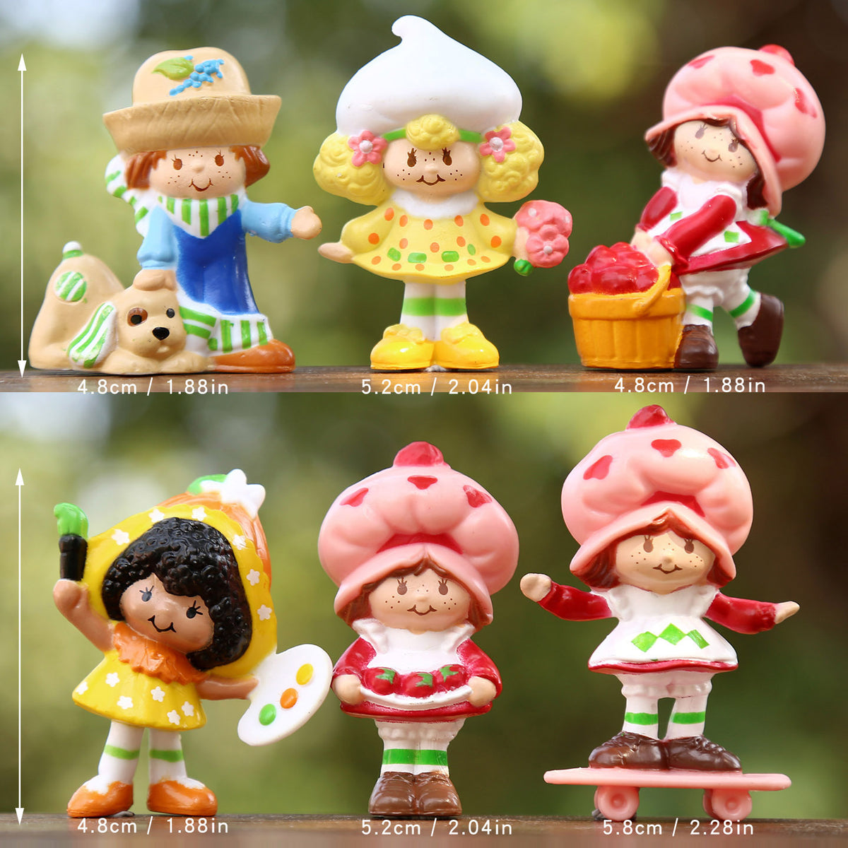 Strawberry Shortcake Figure Topper Set