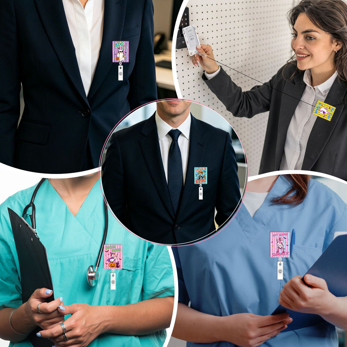 Acrylic Designs Nurse Badge Holder