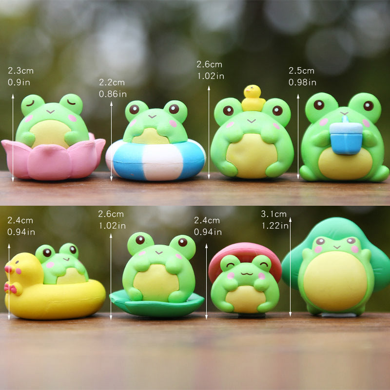 Frog Figure Topper Set
