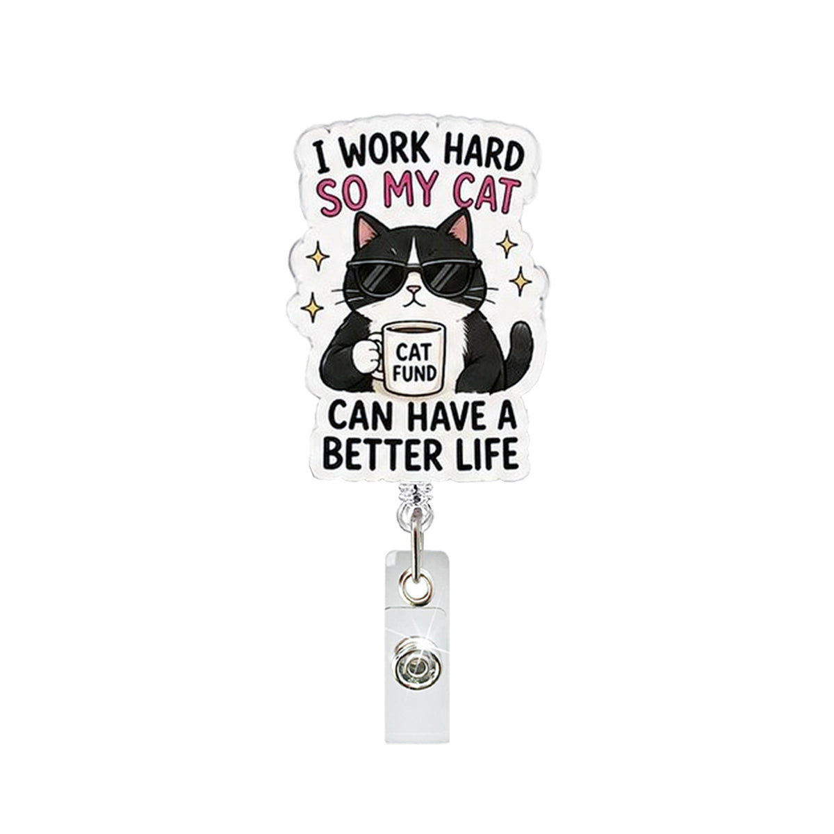 Cat Nurse Badge Holder