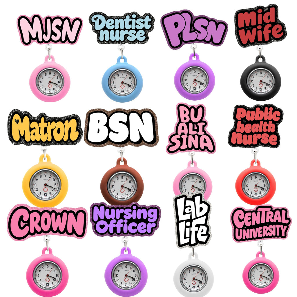 Silicone Nurse Watch Nurse Badge Holder