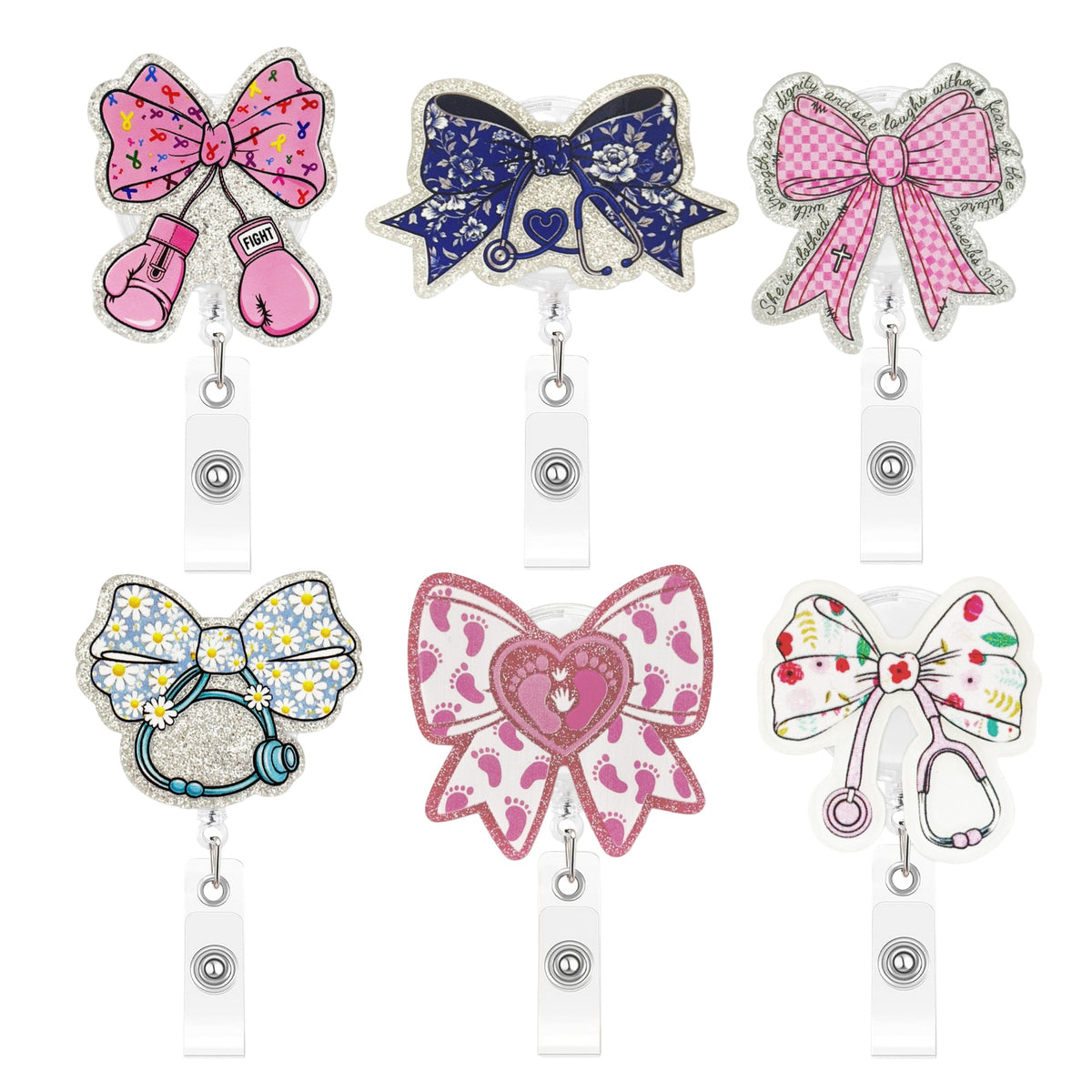 Medical Bow Nurse Badge Holder