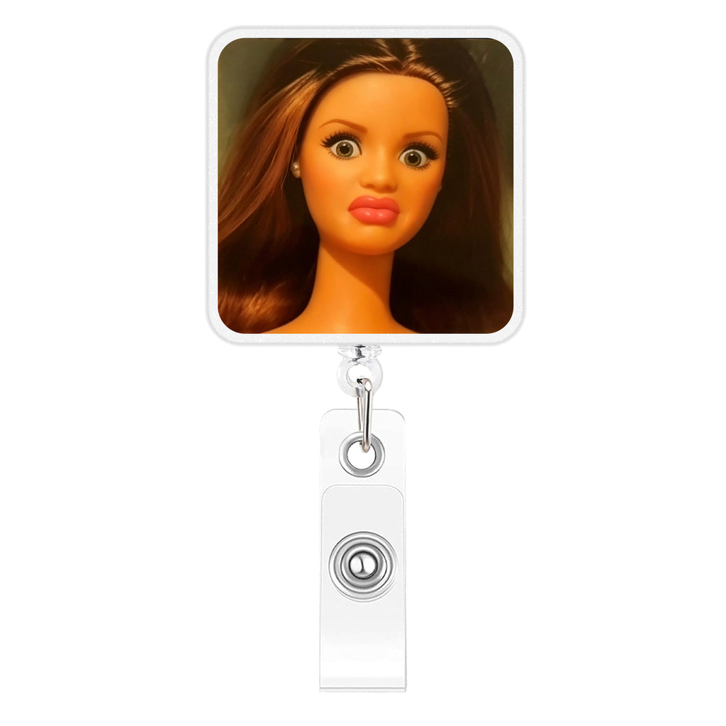 Barbie Meme Nurse Badge Holder
