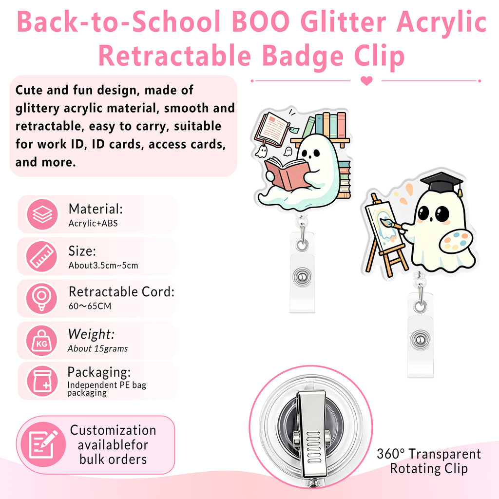 Halloween Cat Nurse Badge Holder