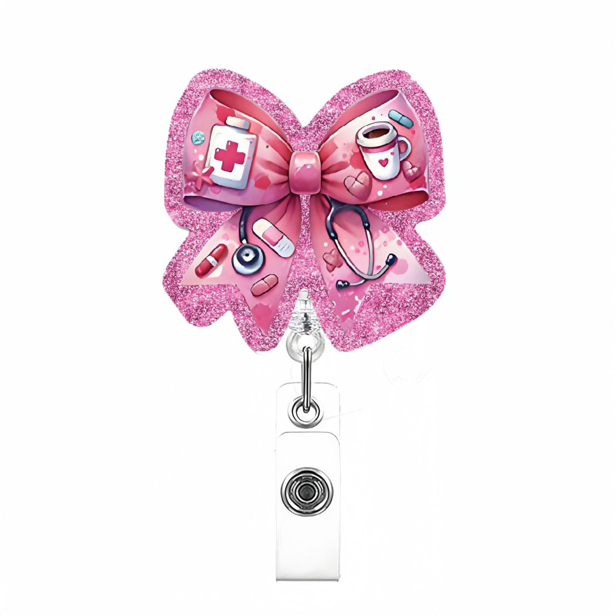Bow Collection Nurse Badge Holder