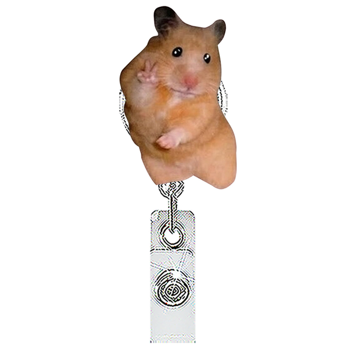 Funny Mouse Nurse Badge Holder