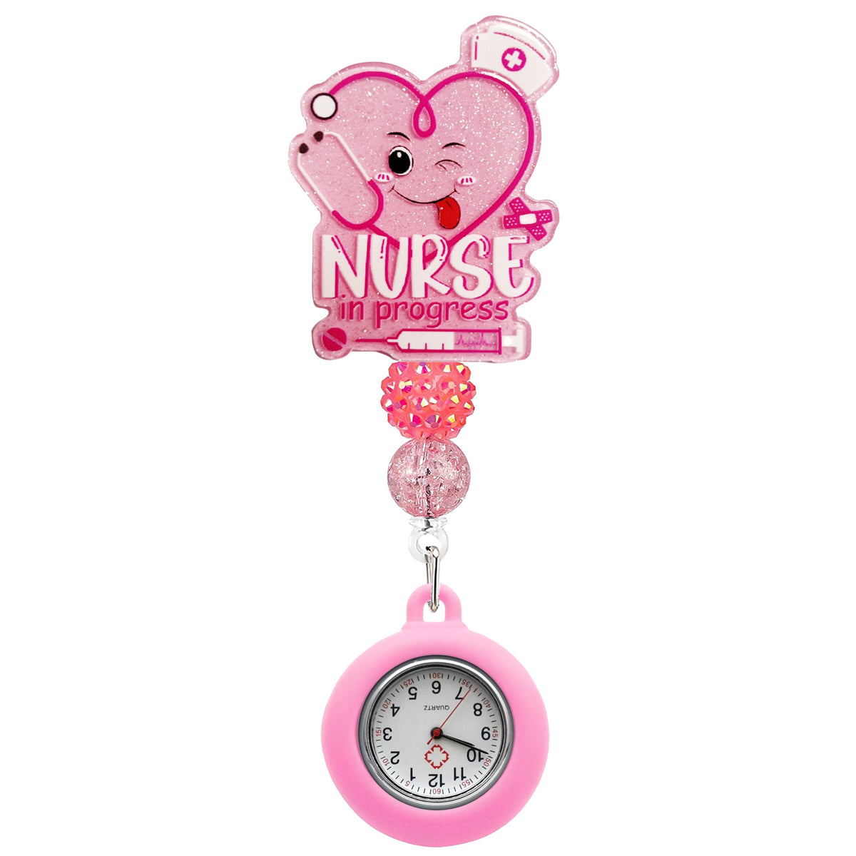Beaded Nurse Watch Nurse Badge Holder