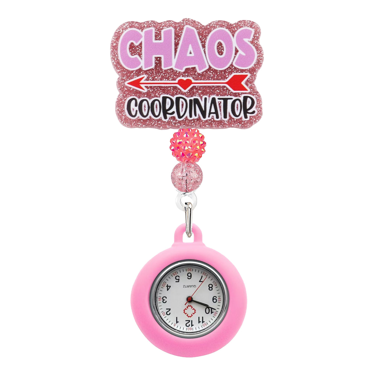Beaded Nurse Watch Nurse Badge Holder
