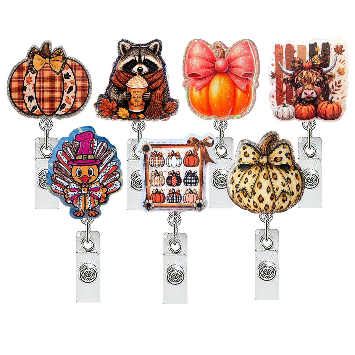 Thanksgiving Nurse Badge Holder