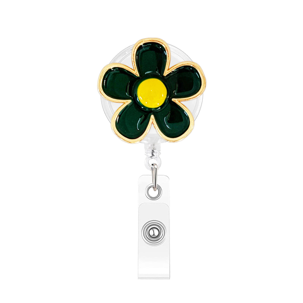 Daisy Flower Nurse Badge Holder