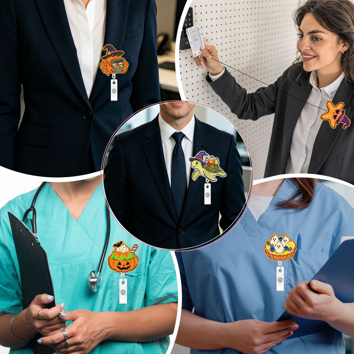 Acrylic Designs Nurse Badge Holder
