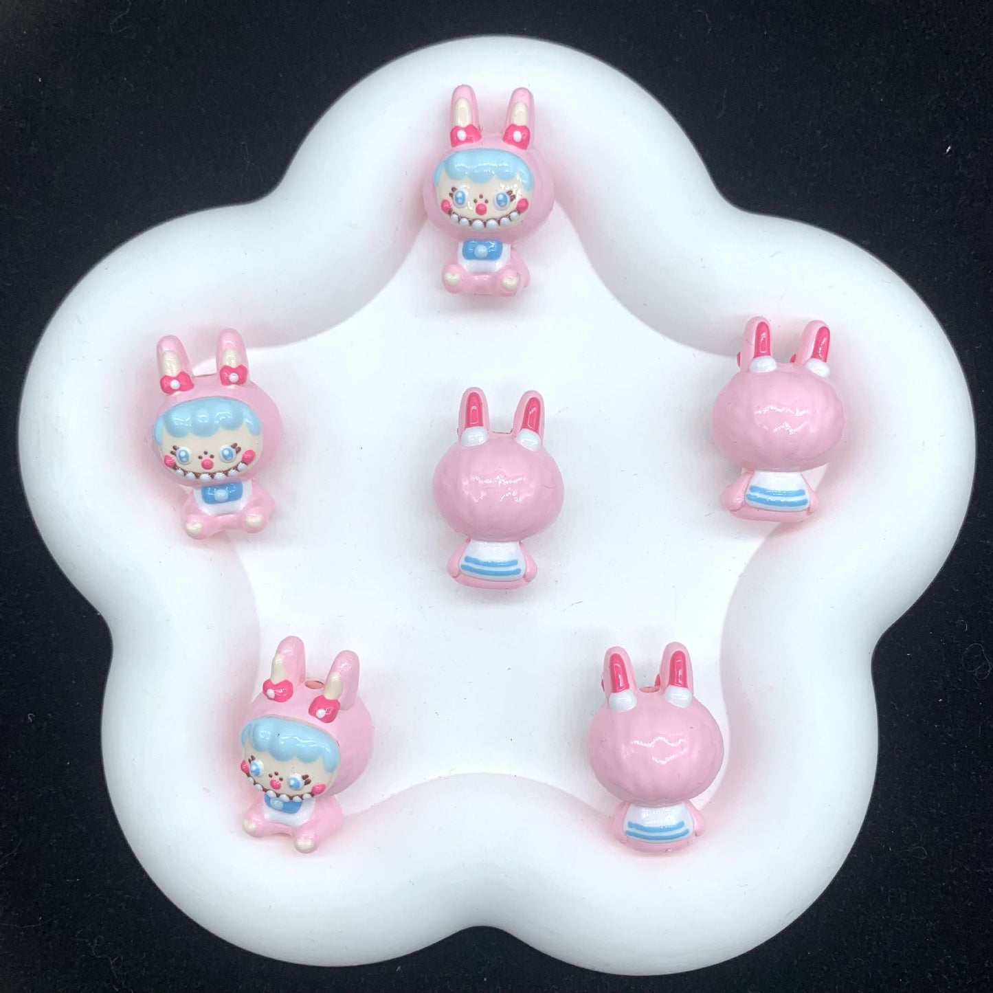 Shy Bubu Hand Painted Beads 1pc