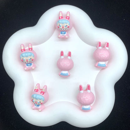 Shy Bubu Hand Painted Beads 1pc